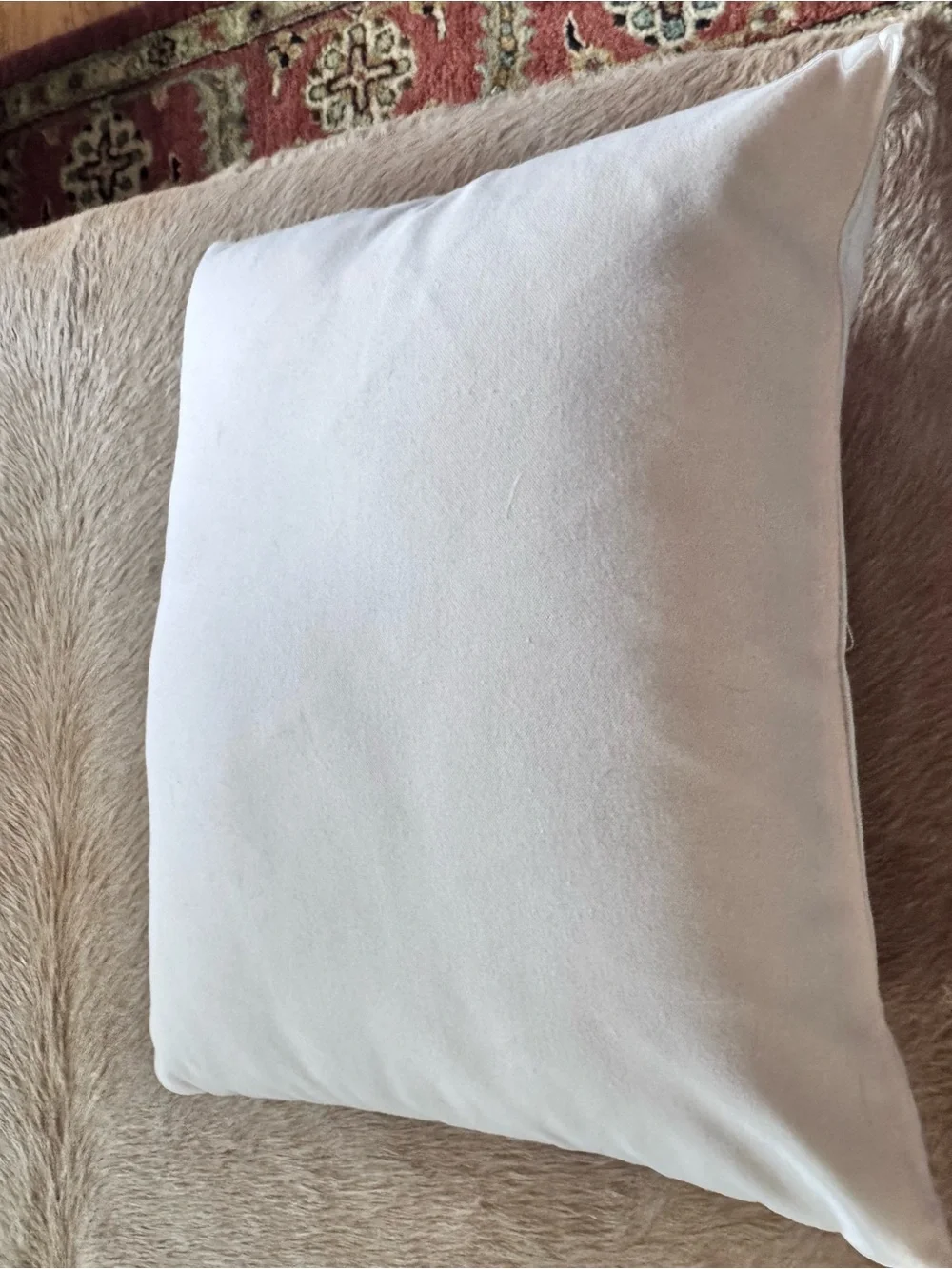 Mary Lake Thompson Spring Bunny Bicycle Accent Pillow White with Green and Blue